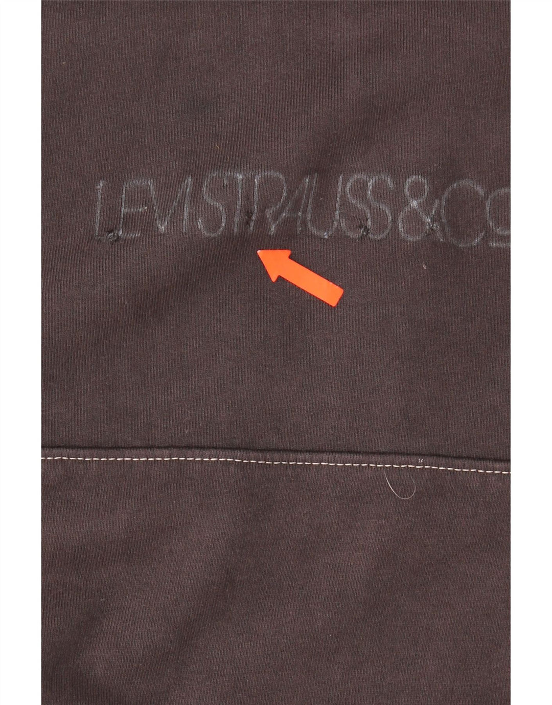 LEVI'S Mens Relaxed Graphic Hoodie Jumper Medium Grey Cotton Vintage Levi's and Second-Hand Levi's from Messina Hembry 