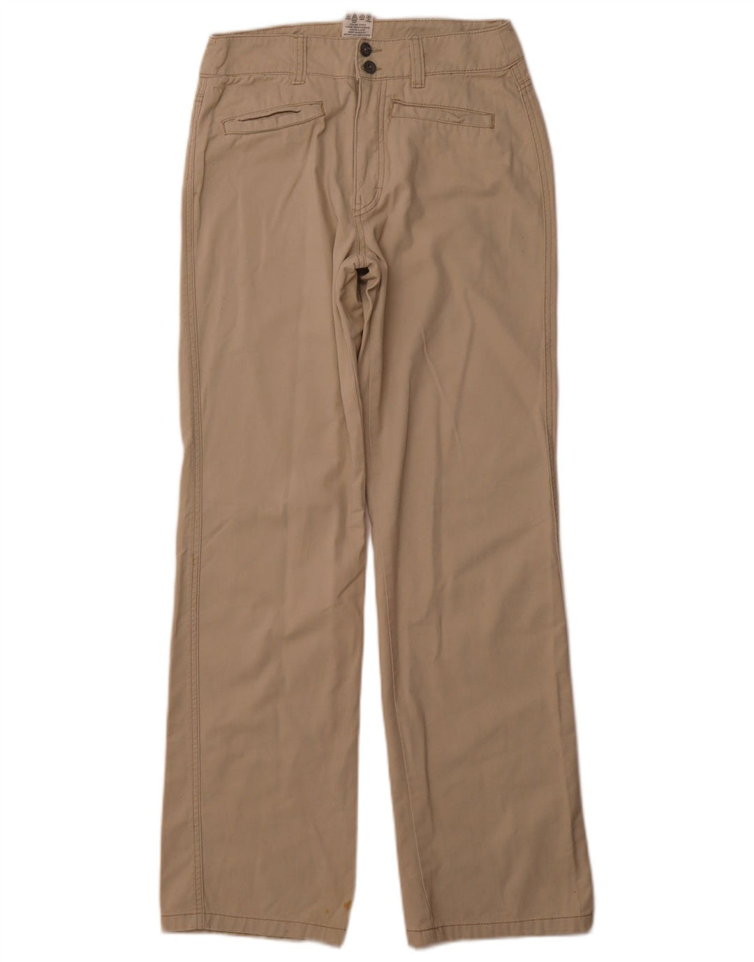 CALVIN KLEIN Calça feminina casual reta W28 L32 algodão bege