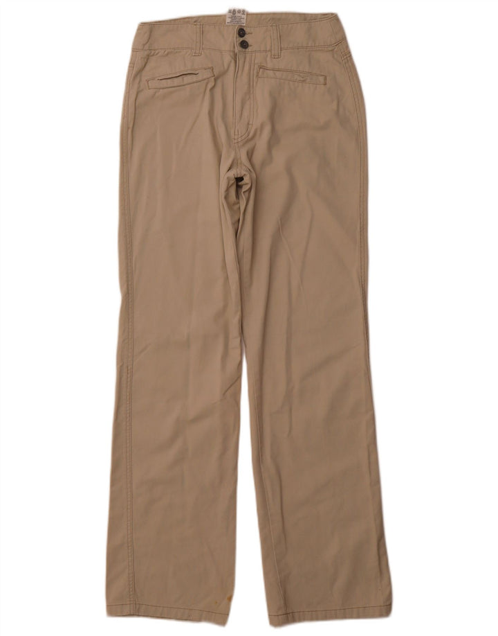 CALVIN KLEIN Calça feminina casual reta W28 L32 algodão bege