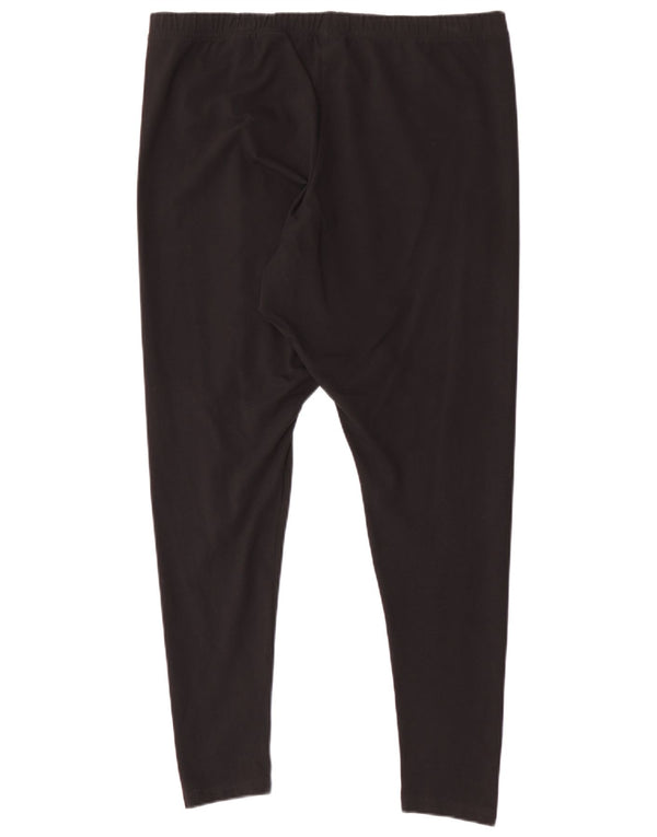 Leggings Adidas Mulher UK 28/30 3XL Algodão Preto