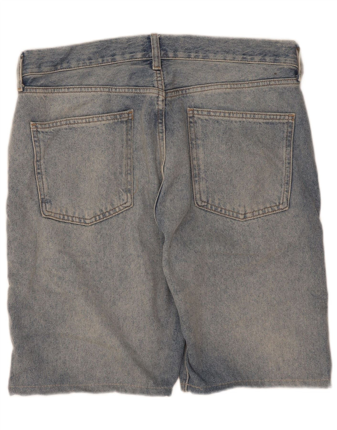 Shorts jeans feminino Zara EU 38 pequeno W28 algodão azul