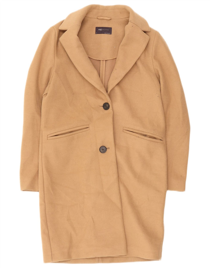 Sobretudo feminino Marks & Spencer UK 8 pequeno bege