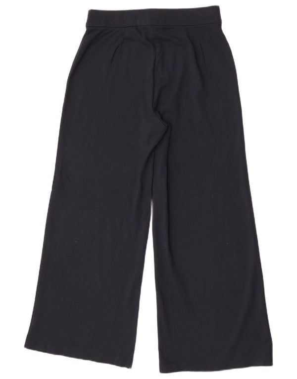 Calça casual feminina Marks & Spencer UK 10 pequena W27 L27 azul marinho