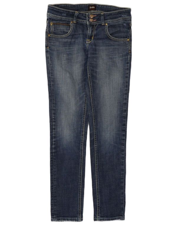 Lee Womens Slim Jeans W28 L29 Azul Algodão