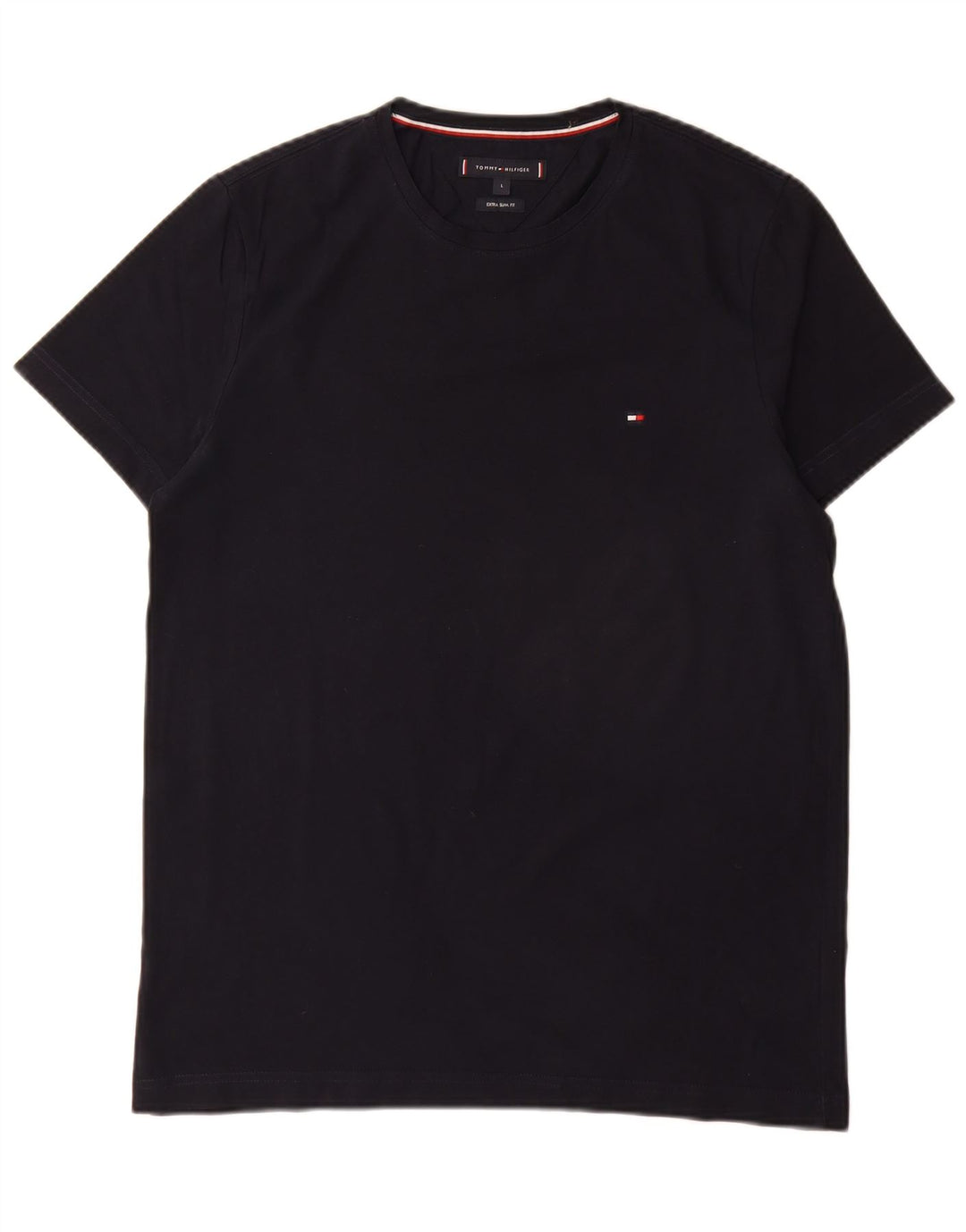 Camiseta Tommy Hilfiger masculina extra slim grande azul marinho