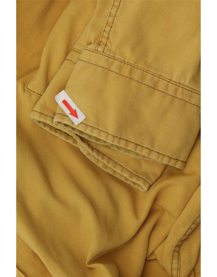 Camisa masculina Murphy & Nye grande algodão amarelo