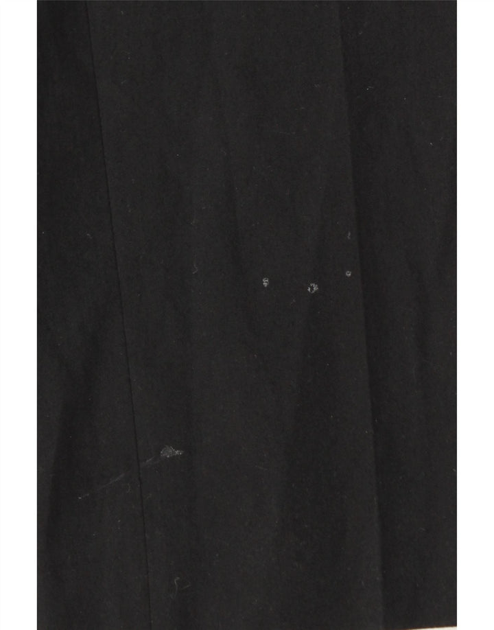 Zara Mens Slim Chino Calças EU 38 Pequeno W30 L32 Poliéster Preto
