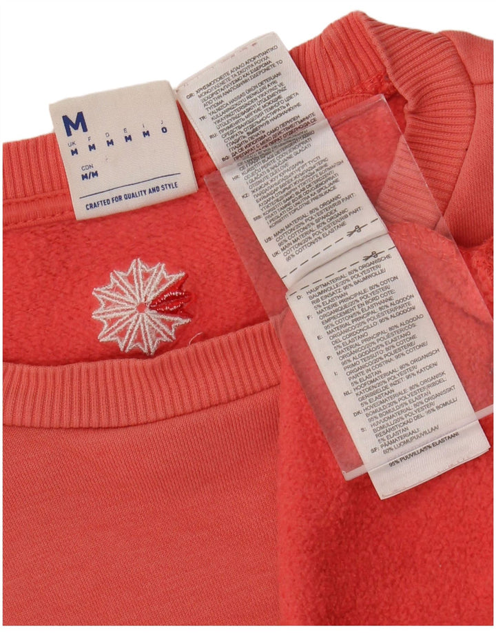 REEBOK moletom gráfico masculino jumper médio algodão rosa