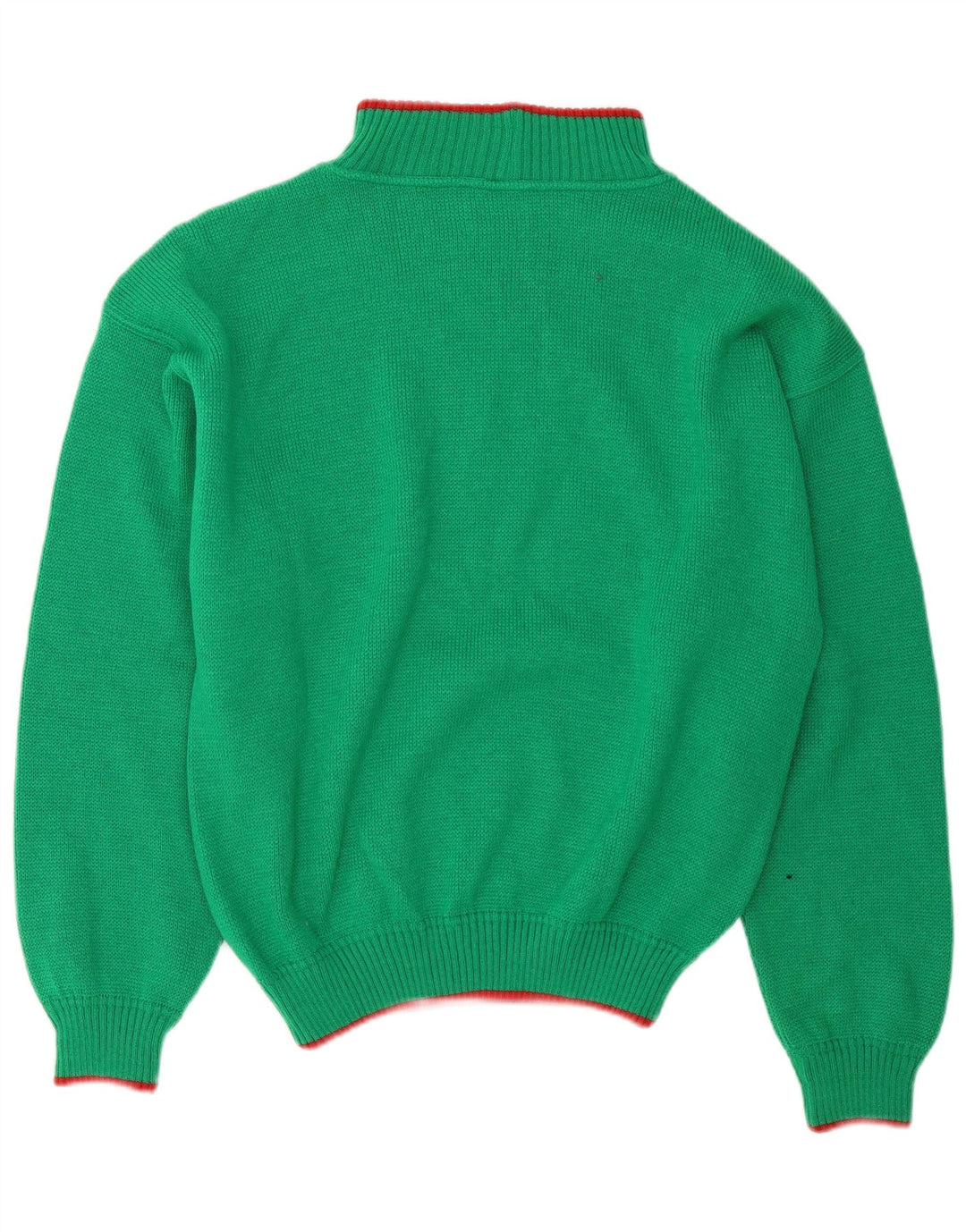 Suéter masculino Foxhound com gola tartaruga e gola grande de lã verde