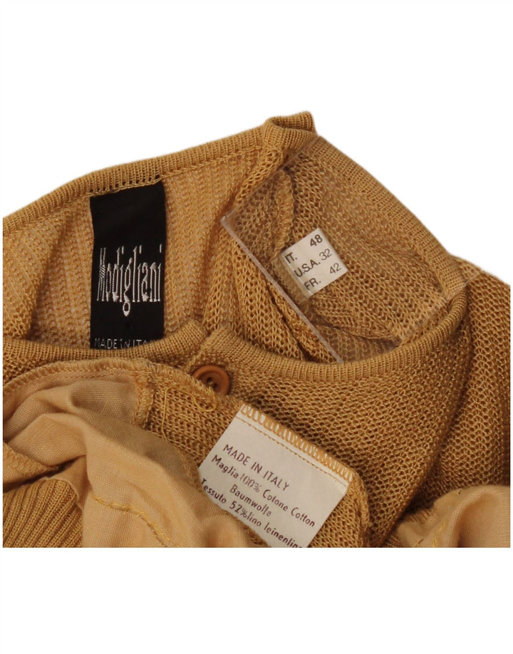 Suéter feminino MODIGLIANI com gola redonda IT 48 XL bege colorblock