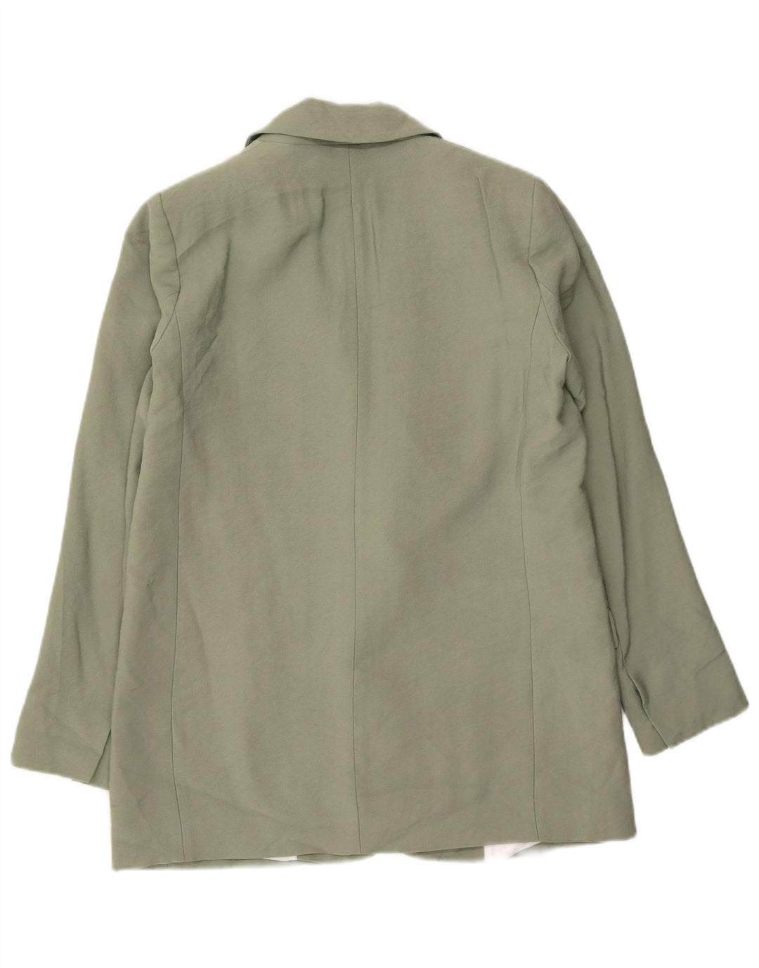 Jaqueta blazer feminina Zara com 1 botão Reino Unido 10 pequeno verde