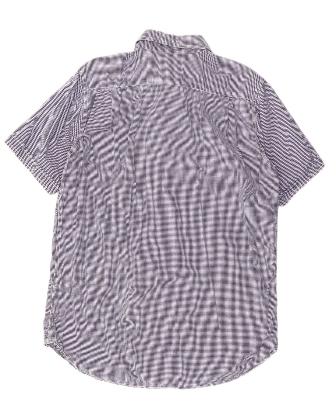 Camisa masculina de manga curta WOOLRICH XL azul marinho guingão