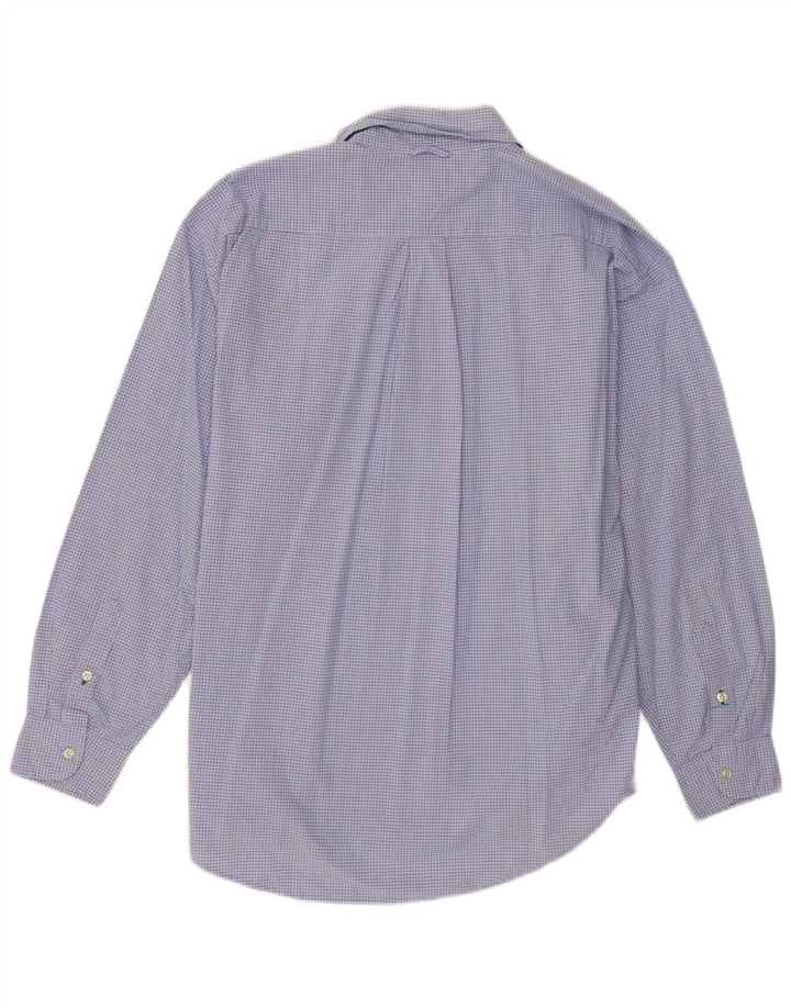 Camisa masculina Tommy Hilfiger XL azul xadrez algodão