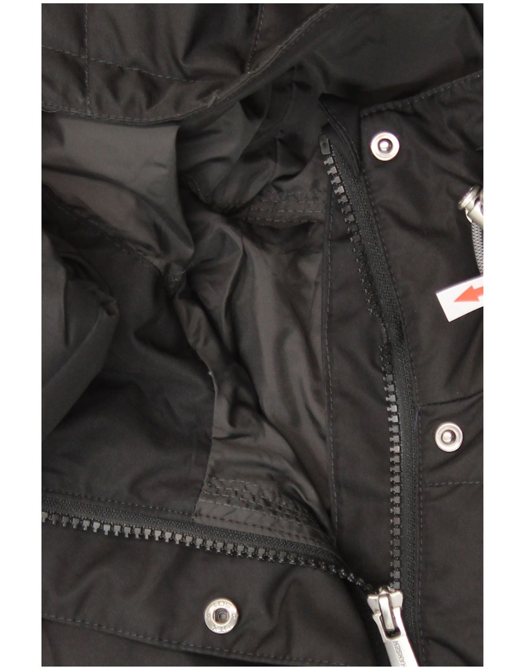 Casaco acolchoado com capuz feminino Helly Hansen UK 10 pequeno poliéster preto