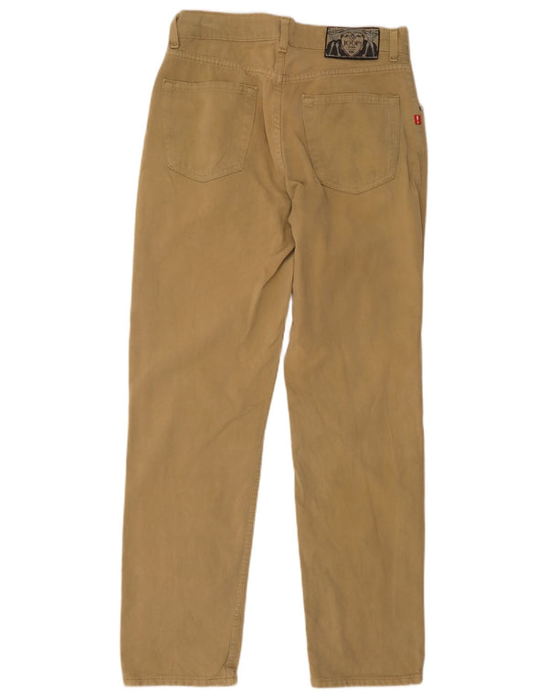 Calça masculina Joop reta casual EU 48 médio W32 L30 algodão bege