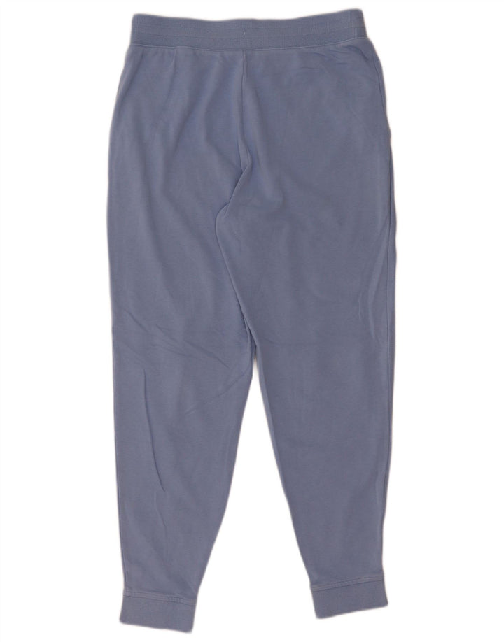 Calça de treino feminina Marks & Spencer Joggers Reino Unido 12 algodão azul médio