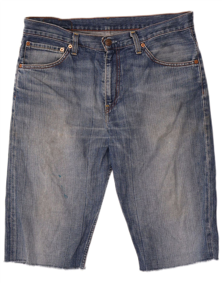 LEVI'S Masculino 507 Shorts Jeans W34 Grande Algodão Azul