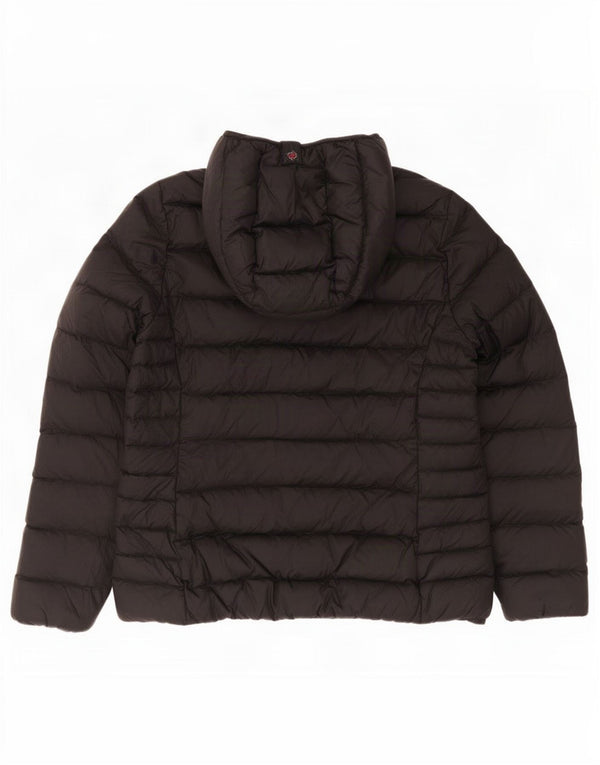 Jaqueta feminina acolchoada com capuz Canadiens UK 20 2XL poliamida preta