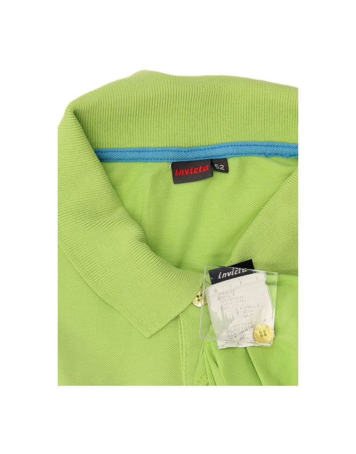 Camisa polo masculina INVICTA IT 52 grande algodão verde
