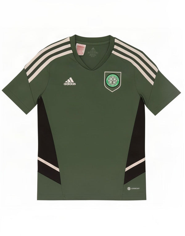 Camiseta gráfica Adidas Boys The Celtic Football Club 11-12 anos verde