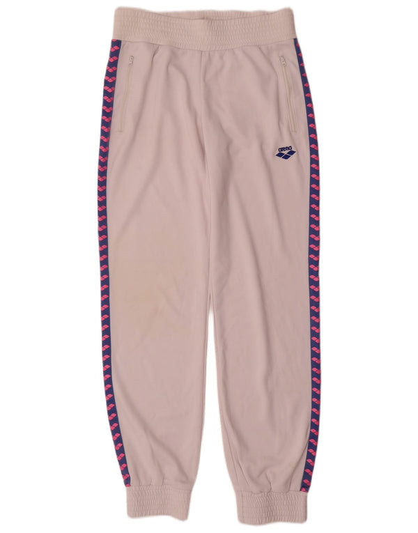 Calça de treino feminina Arena Joggers UK 14 Medium White Colourblock