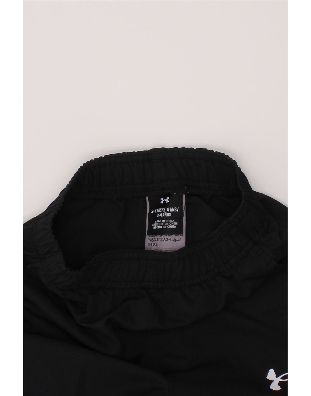 UNDER ARMOUR Meninos Calças de treino gráfico Joggers 3-4 anos pretos