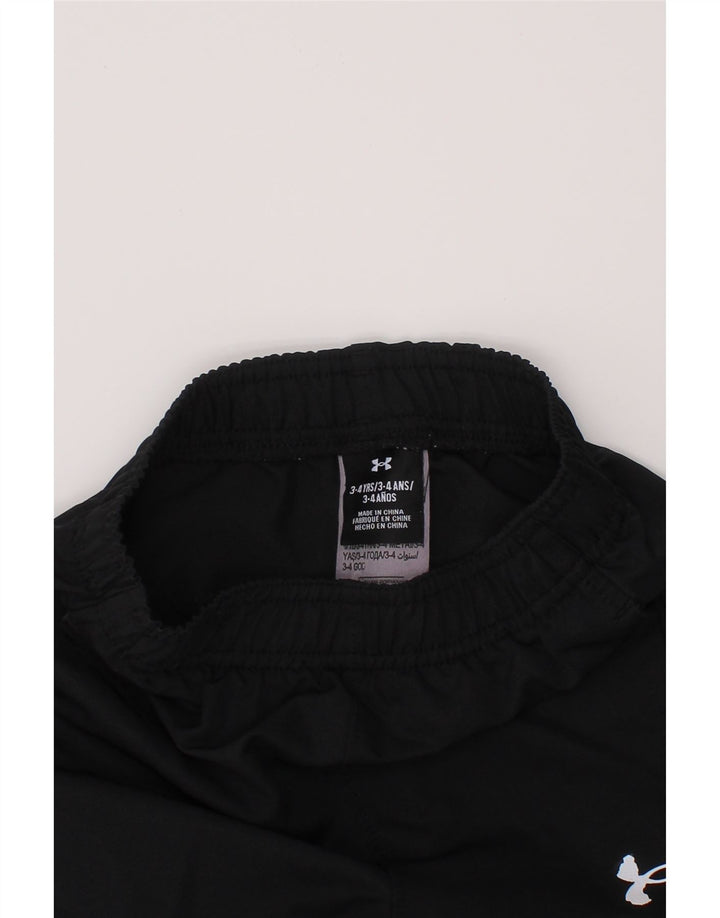 UNDER ARMOUR Meninos Calças de treino gráfico Joggers 3-4 anos pretos