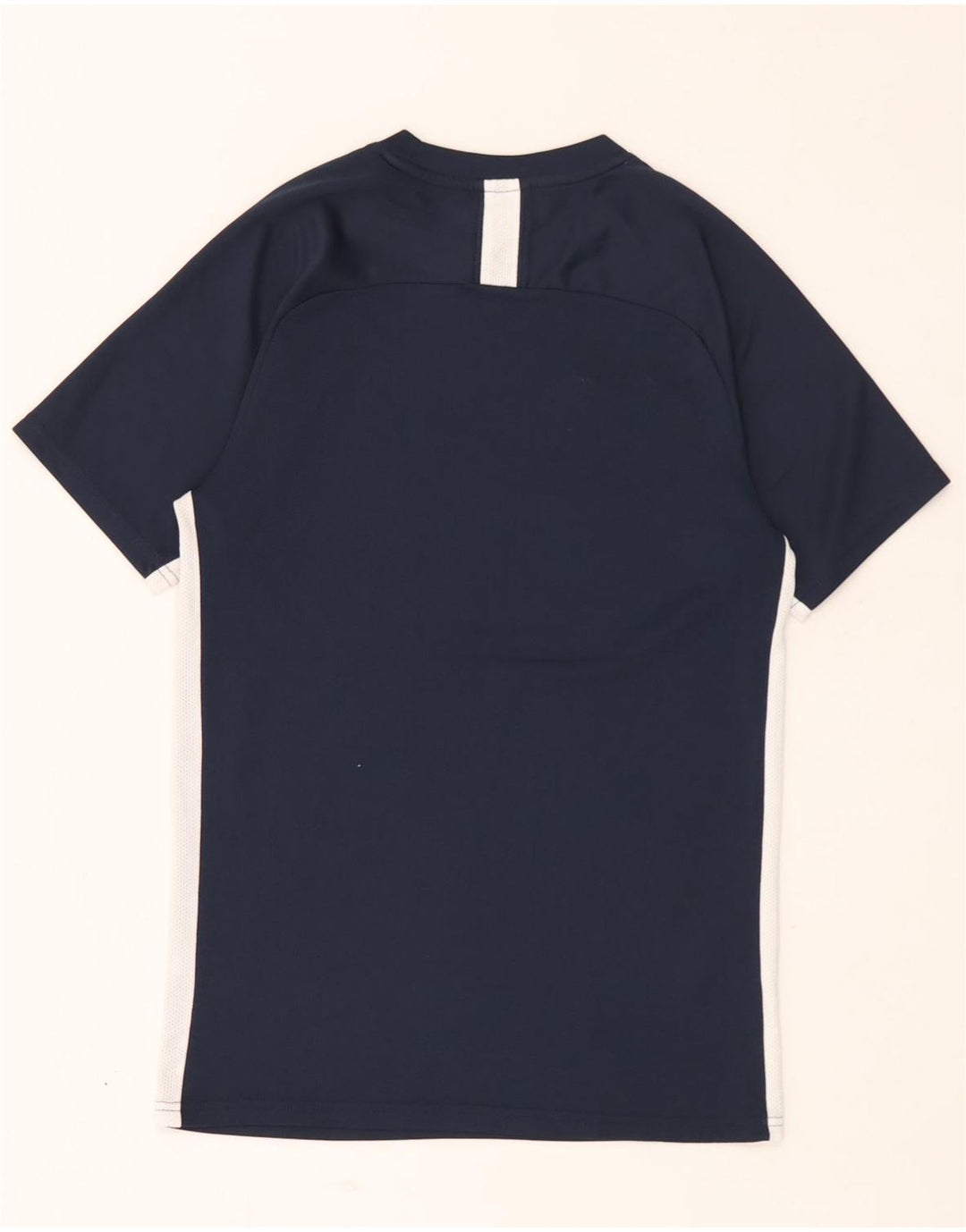 Camiseta masculina Nike Dri Fit Top pequeno bloco colorido azul marinho