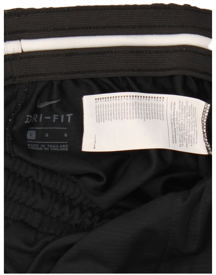 Nike Mens Dri Fit Graphic Sport Shorts Grande Poliéster Preto