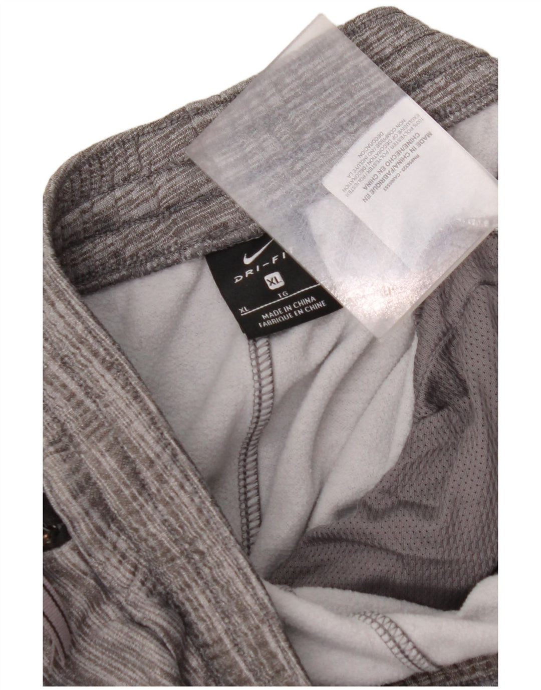 NIKE Meninos Dri Fit Calças de treino Joggers 13-14 anos XL cinza manchado