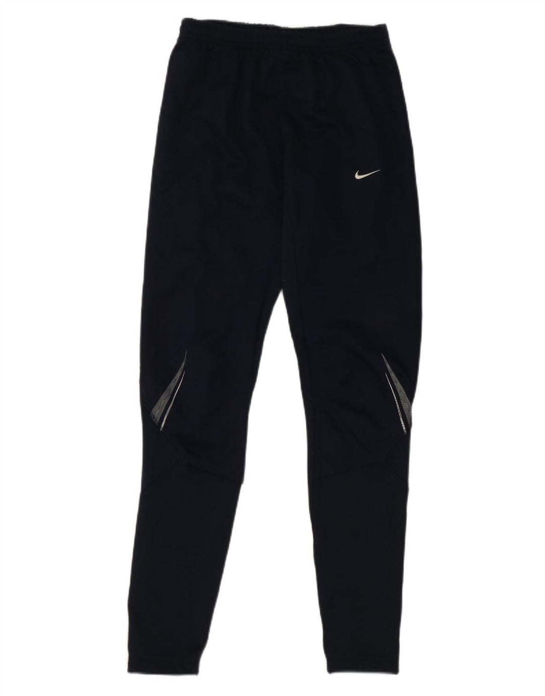 Calça de treino masculina Nike médio azul marinho listrado poliéster