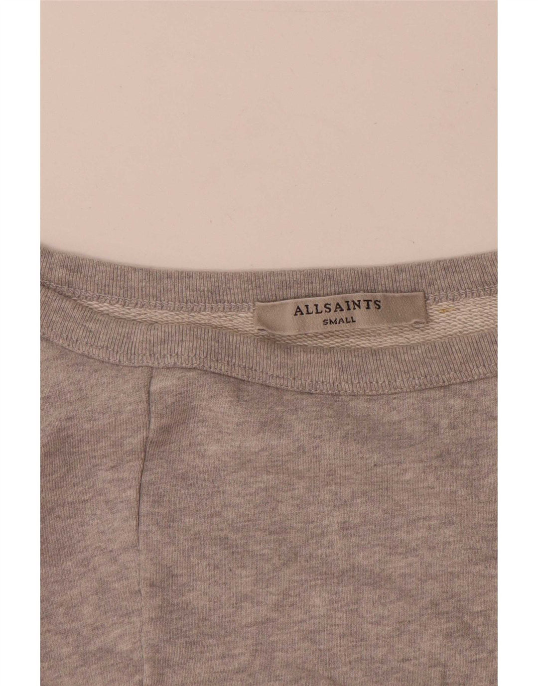 Suéter oversized feminino All Saints Reino Unido 10 algodão cinza pequeno
