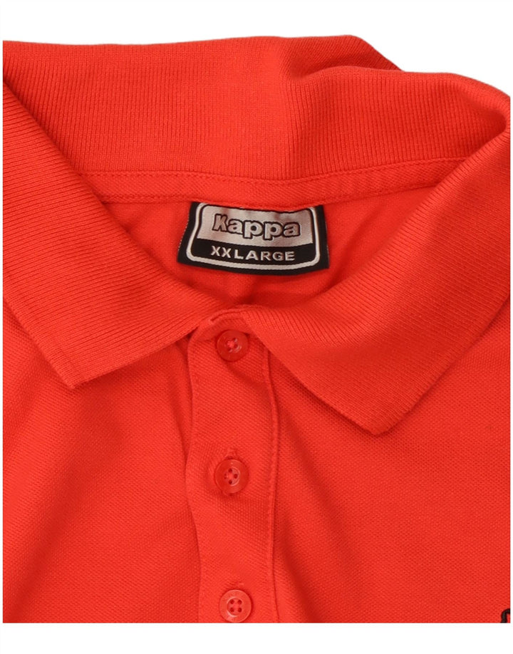 Camisa polo masculina Kappa 2XL algodão vermelho