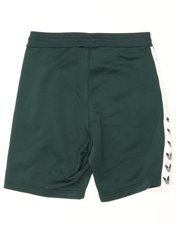 Adidas Mens Graphic Sport Shorts Pequeno Verde Colorblock Poliéster