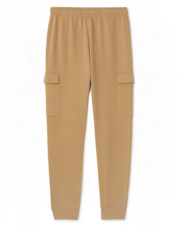 Nike Mens Cargo Calças de treino Joggers Médio Bege Algodão