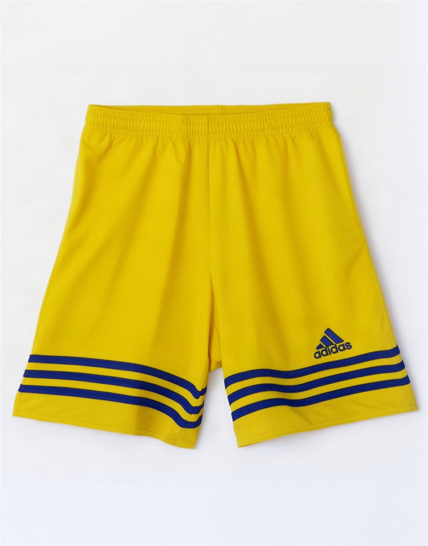 Adidas Mens Climalite Sport Shorts Pequeno Poliéster Amarelo
