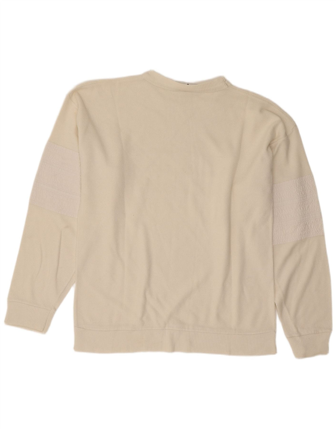 Moletom gráfico masculino vintage Jumper médio algodão branco