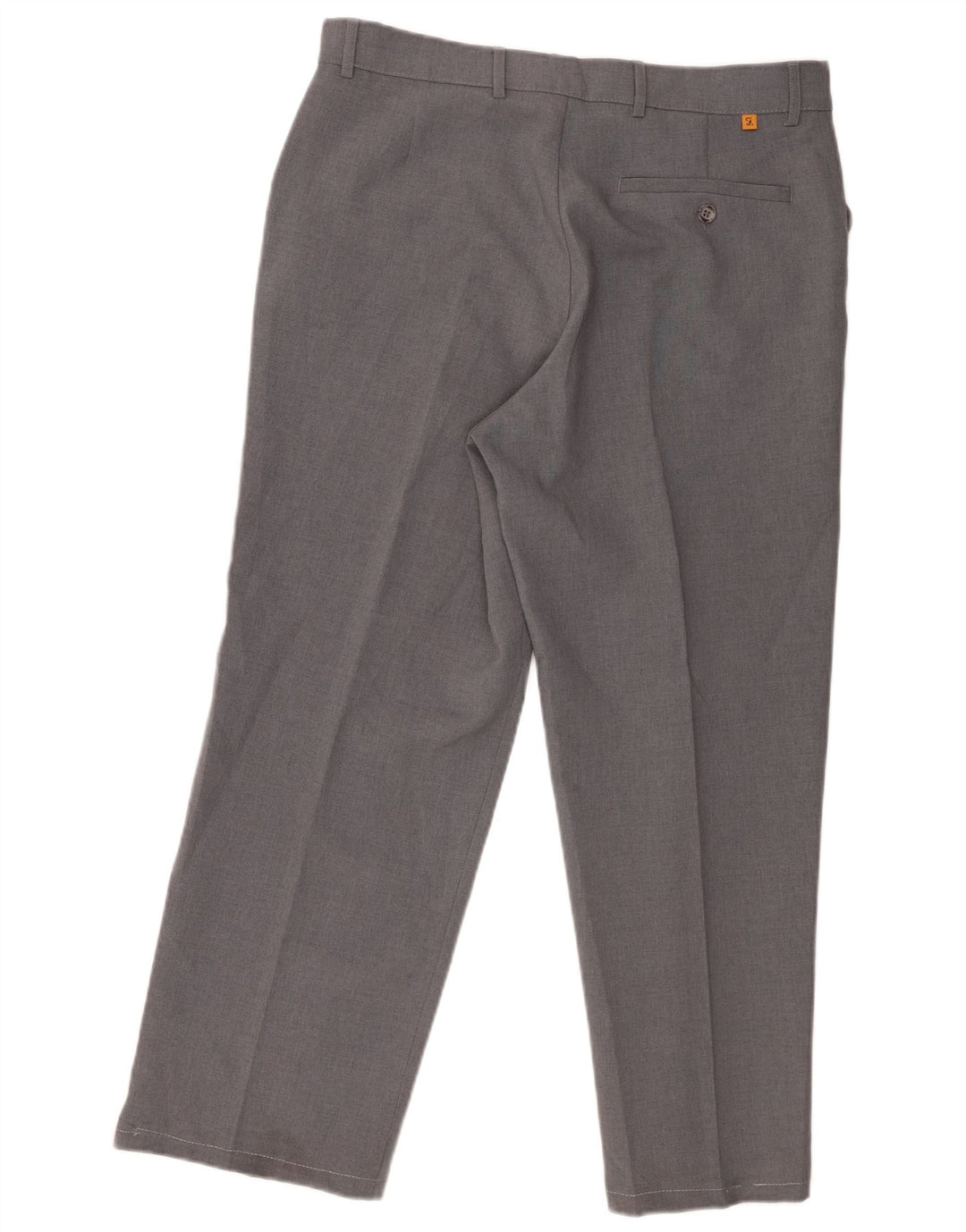 Calça casual reta masculina Farah W34 L27 poliéster cinza