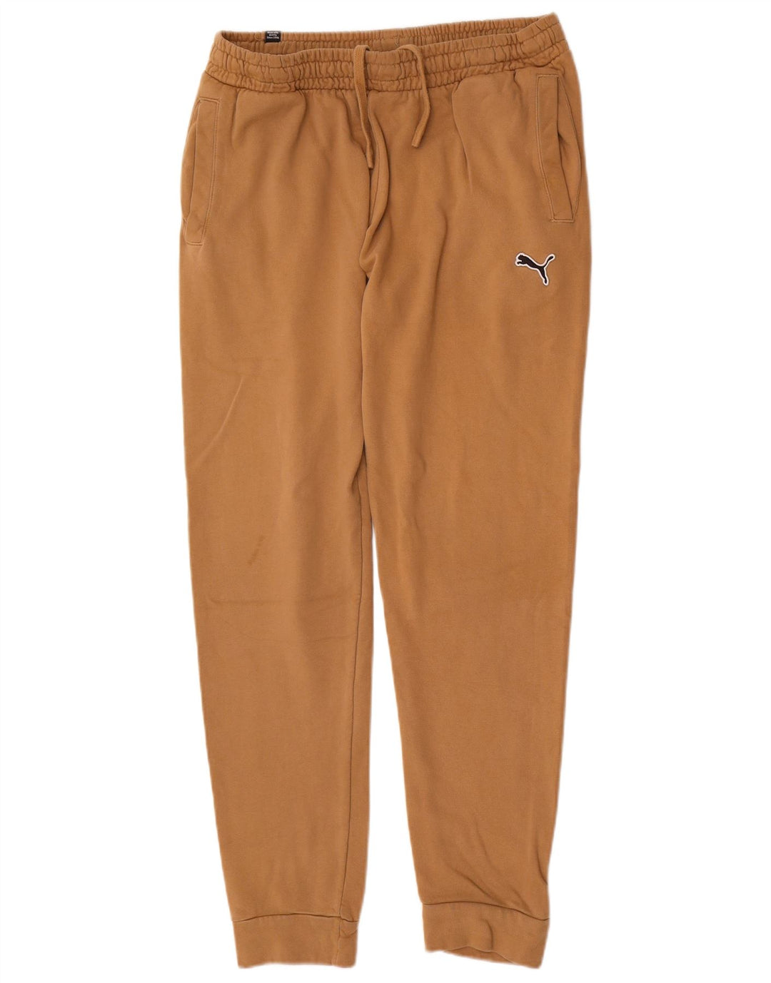 Calça esportiva masculina Puma Joggers grande algodão marrom