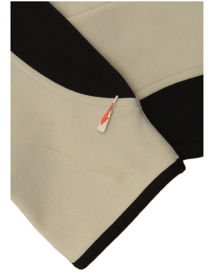 Jaqueta feminina Kappa UK 16 grande colorblock branco poliéster