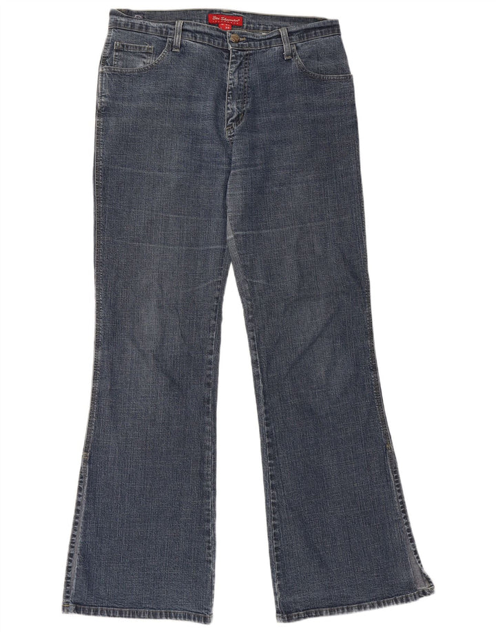 Calça jeans feminina Ben Sherman W32 L32 azul algodão