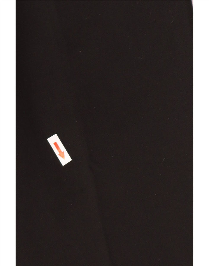 Zara Calça Cônica Feminina Grande W32 L27 Poliéster Preto