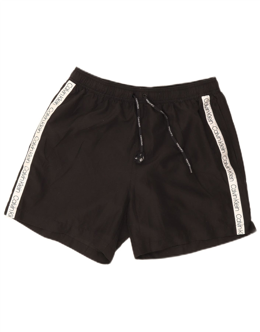 Calções de banho masculinos Calvin Klein Graphic XL preto colorblock poliéster