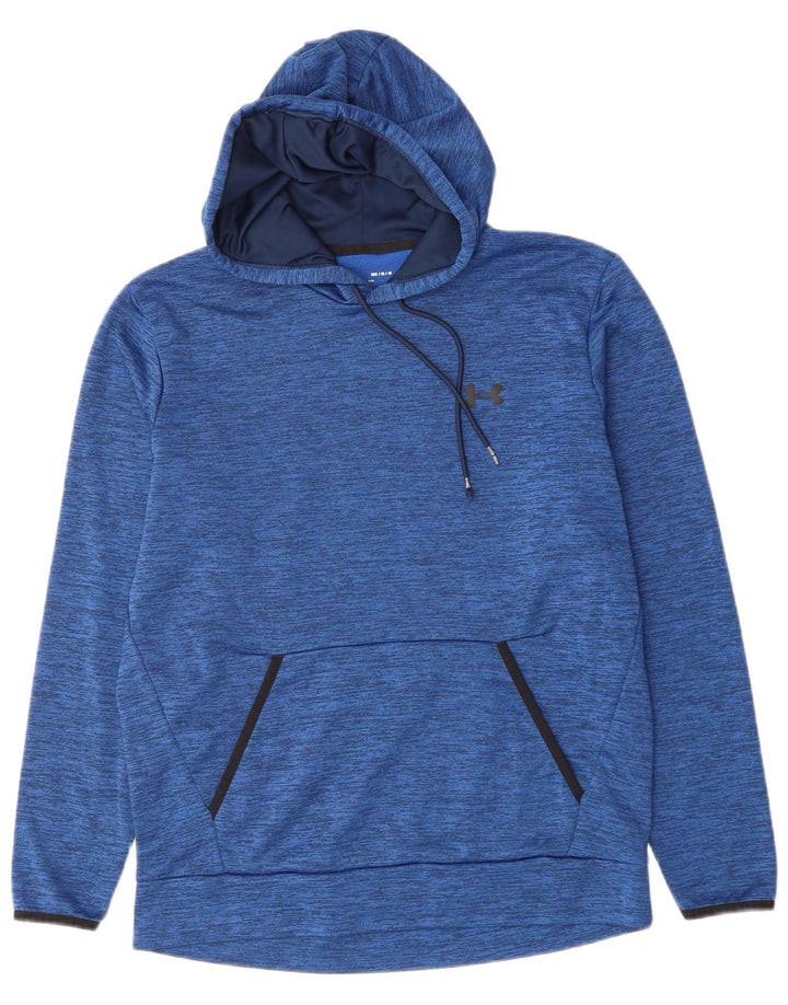 Suéter masculino com capuz e ajuste solto UNDER ARMOUR poliéster manchado azul médio