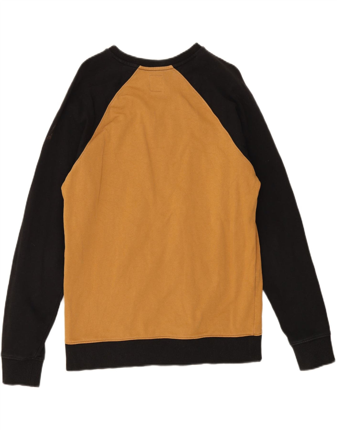 Vans moletom masculino jumper médio marrom colorblock algodão