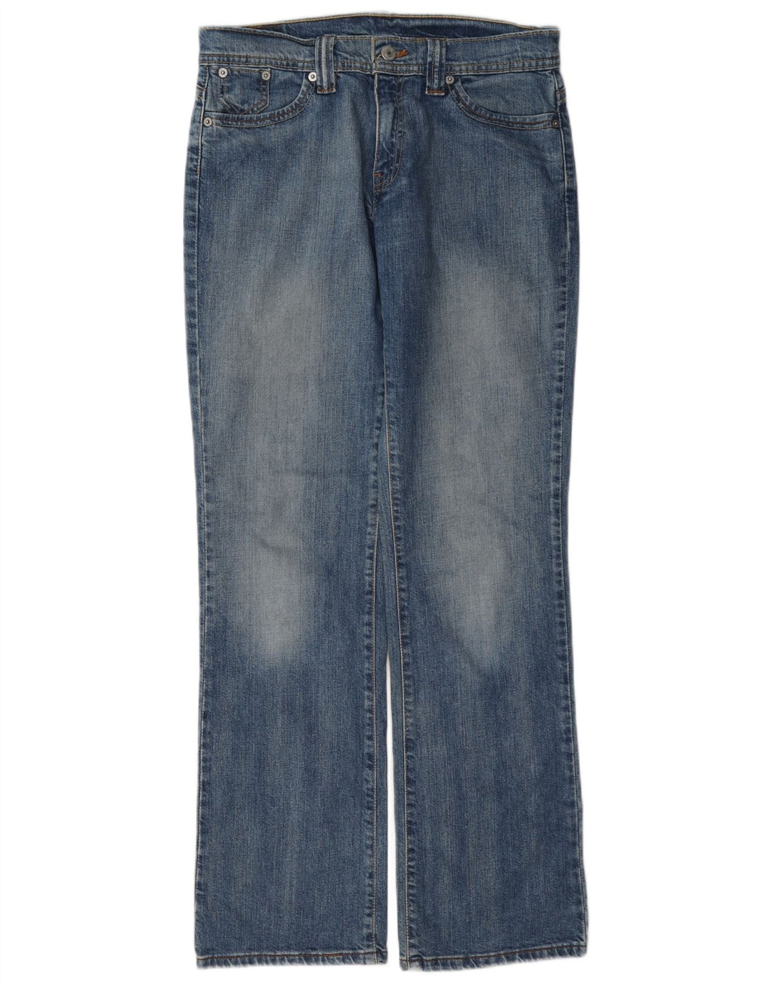 Calça jeans feminina Bootcut Levi's W31 L32 azul algodão