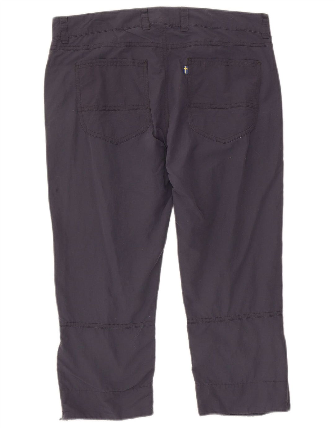 Calça capri feminina Fjall Raven EU 40 médio W31 L21 azul marinho poliamida