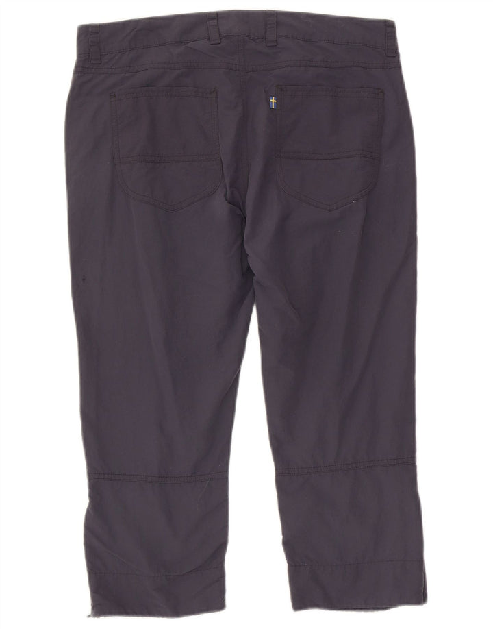 Calça capri feminina Fjall Raven EU 40 médio W31 L21 azul marinho poliamida