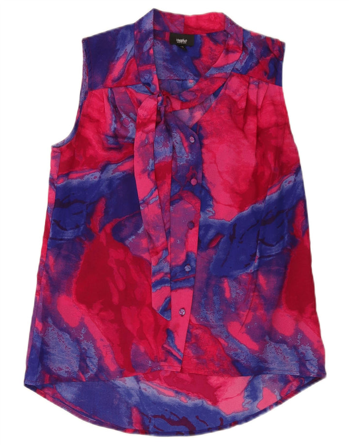 MOSSIMO Blusa feminina oversized com palangre Reino Unido 6 XS multicolorido