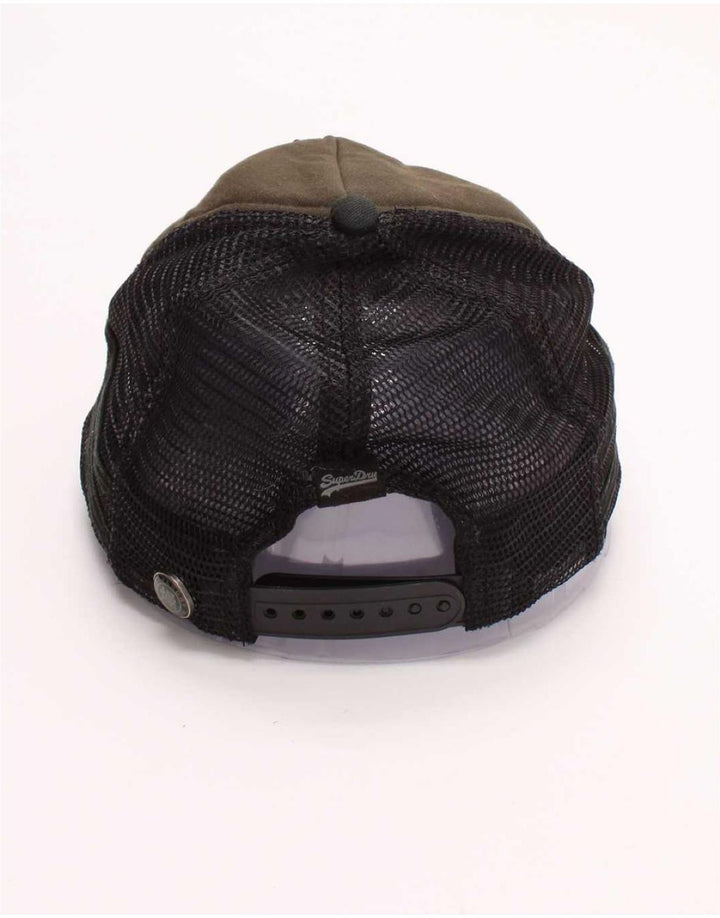 Boné masculino Superdry Graphic Trucker tamanho único cáqui viscose